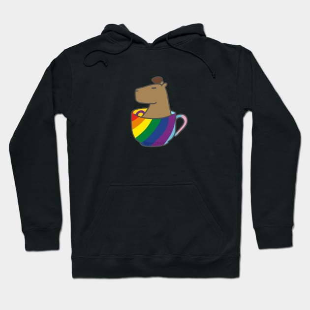 Pride Cuppybara Hoodie by greys